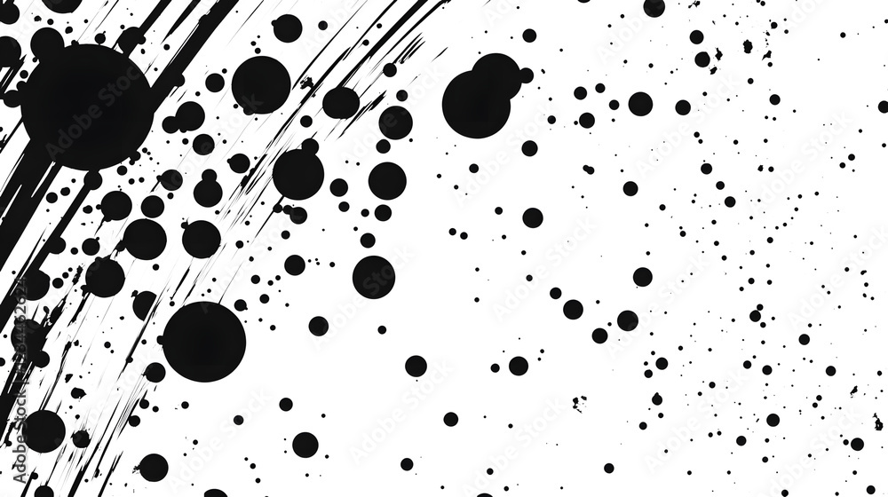Aufkleber Mesmerizing Monochrome Dynamism   Captivating Abstract Art Composition with Fluid Patterns Geometric Motifs and Striking Visual Contrast  Elegant Contemporary and Visually Stunning Digital Artwork