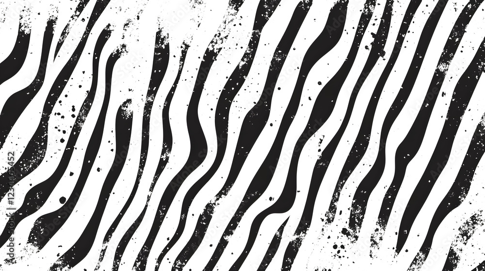 Aufkleber striking abstract black and white background with a dynamic mix of grunge textures including ink blo