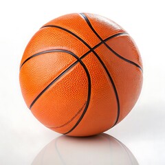 Fototapeta premium orange basketball isolated on white Background