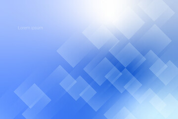 Modern Blue Geometric Background. Technology Wallpaper. Vector Illustration. Abstract Business Banner