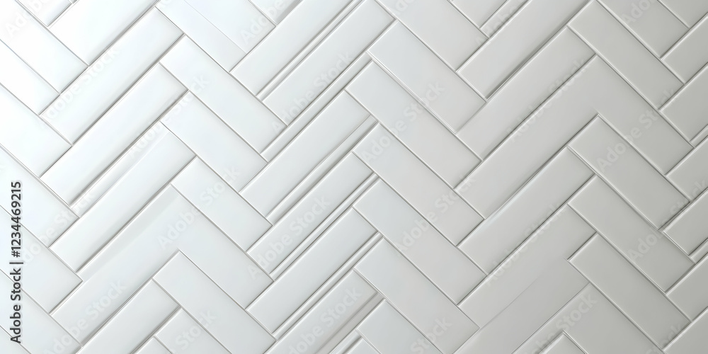 Poster white background with diagonal lines and shadows