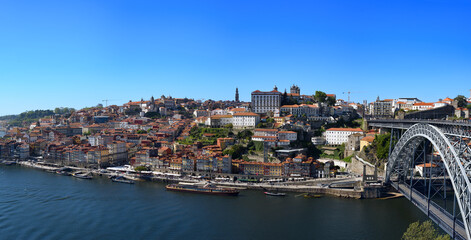 Panorama of Porto harbour at Douro river, Portugal in sunny summer day
Porto, Portugal – 22...