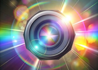 Dynamic Colorful Photography Lens Sparkling Light Effects