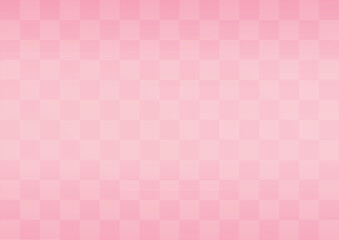 Checkered pattern background with pink gradient. New Year, spring, and cherry blossoms.