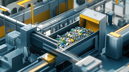 Autonomous AI Waste Sorting System in Action