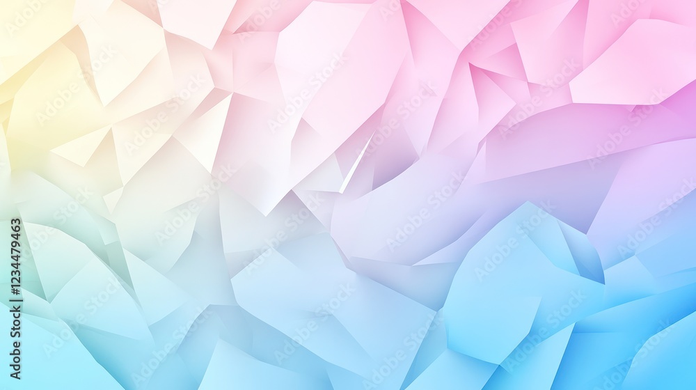 Poster abstract shapes with gradient colors, for digital background or design