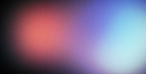 Obraz premium Vibrant rainbow, orange blue teal white psychedelic grainy gradient color flow wave on black background, music cover dance party poster design. Retro Colors from the 1970s 1980s, 70s, 80s, 90s style