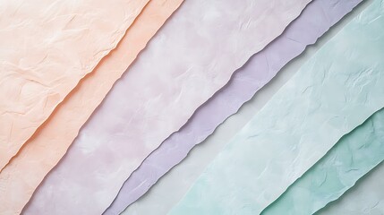 A visually soft and elegant gradient texture with a fine grain effect, blending airy pastel colors such as peach, lavender, and mint green for a modern aesthetic