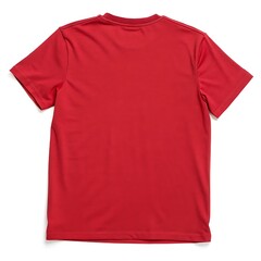 plain red T-shirt isolated on white Background
