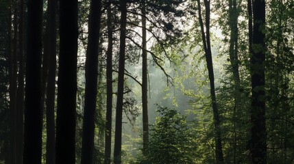 Fototapeta premium International Day of Forest. Forest Day Background