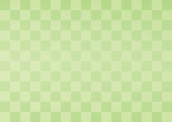 Checkered pattern background. Green gradient. Retro design.