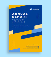modern annual report cover book business design