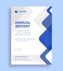 modern annual report cover book business design