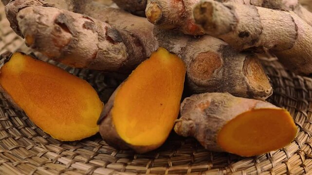 Close-up of fresh turmeric