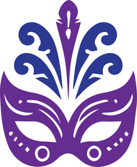 Colorful Carnival and Masquerade Mask Icons – Festive Party Vector Illustrations