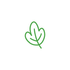 leaf icon design vector illustration