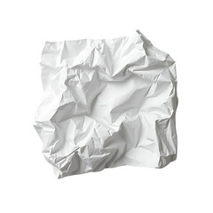 Obraz premium crumpled paper isolated on white
