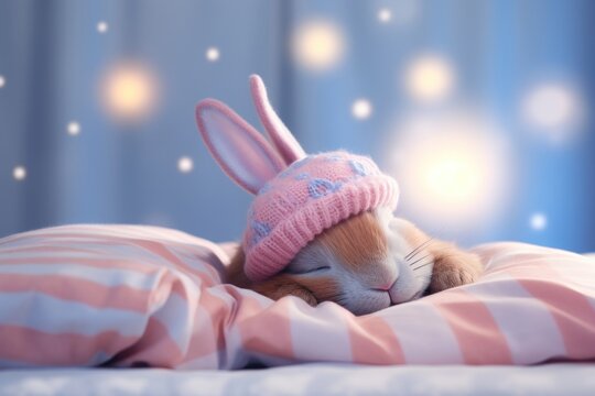 Sleeping bed furniture blanket.