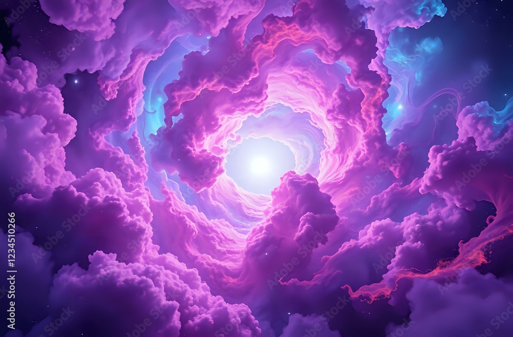 Poster cosmic gateway to the nebula portal