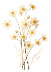 Dried flower flowers white art.