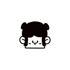 face cartoon design vector illustration