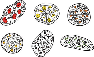 fun pizza doodles