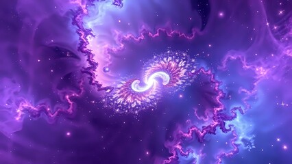 Vibrant Galaxy in Deep Space