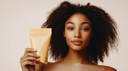 Girl with product mockup