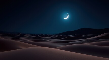 Moonlit desert landscapes meet the mountainous night, where stars paint the sky from dusk till dawn