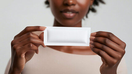 Girl with product mockup