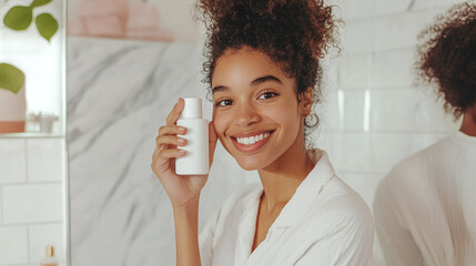 Girl with product mockup