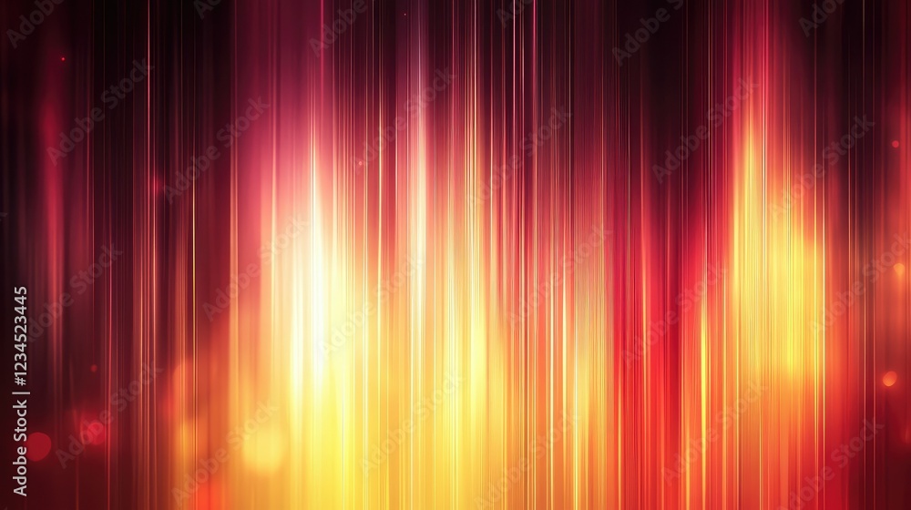 Aufkleber abstract background with vertical lines in warm tones of red, orange, and yellow, creating a dynamic