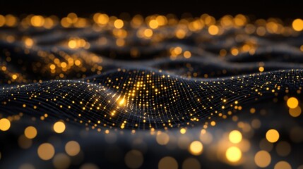 Quantum Computing Visualized as Radiant Grids