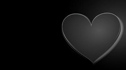 Obraz premium Dark Heart Abstract Background.