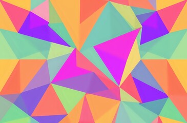 Obraz premium Abstract Geometric Design with Vibrant Colors