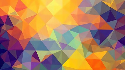 Fototapeta premium Vibrant Geometric Abstract Art - Modern Design