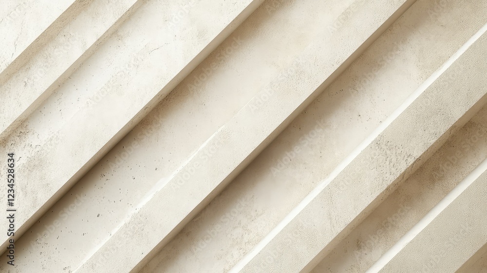 Poster textured background with diagonal lines in soft beige tones, ideal for modern graphic design and art