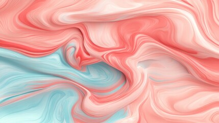 Obraz premium Pink, blue liquid swirl abstract background texture
