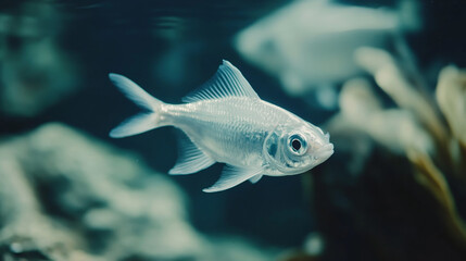 Naklejka premium fish in aquarium