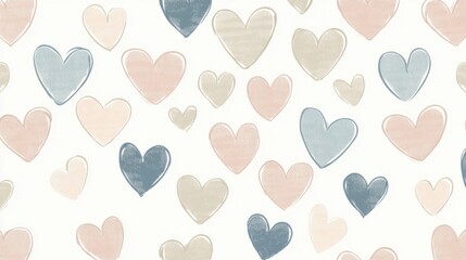 Pastel Heart Pattern