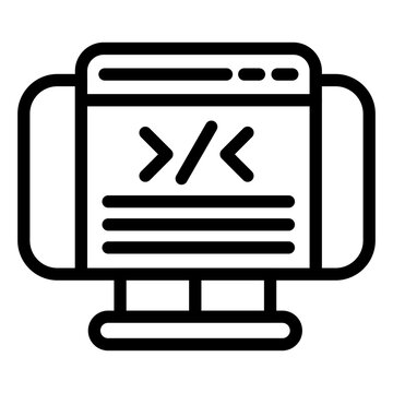 Web Coding Icon