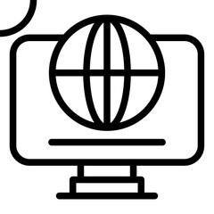 Online Geography Icon