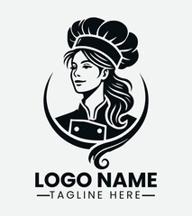 Female Chef Logo Design