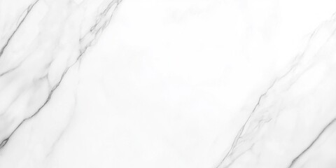 Obraz premium Sleek White Marble Texture: A seamless, high-resolution close-up of polished white marble, showcasing its intricate veining pattern. Perfect for luxurious backgrounds, designs, and presentations. 