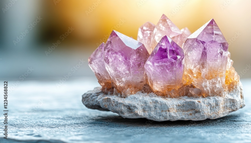 Poster discover the power of a next-gen learning management system, as radiant as these amethyst crystals a