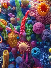 Obraz premium Colored Corels Close-Up