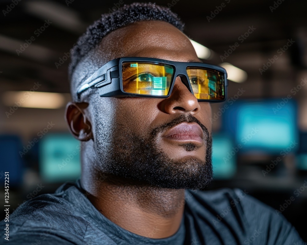 Poster explore the future of learning a professional earns a digital certification through a cutting-edge, 