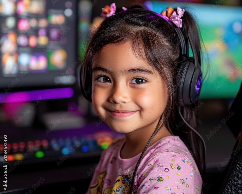Poster explore the interactive educational platform designed for young learners, offering a seamless e-lear
