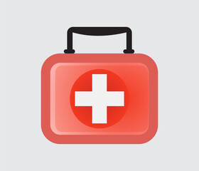 Fototapeta premium First-Aid Kit Icon