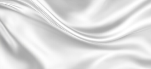 Fototapeta premium Ethereal Flow: A soft, flowing fabric cascades in elegant folds, creating a sense of luxury and serenity. The folds create captivating shadows and highlights.